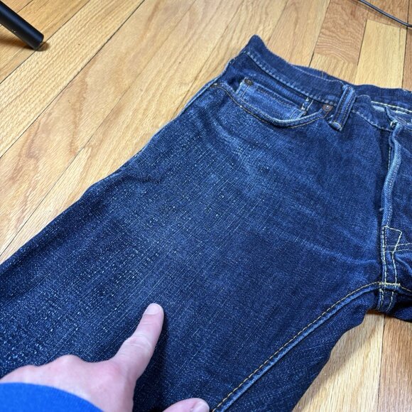 THE STRIKE GOLD Japanese Selvedge Denim Jeans Men’s Size 30 Heavy Denim Cotton - Picture 9 of 16